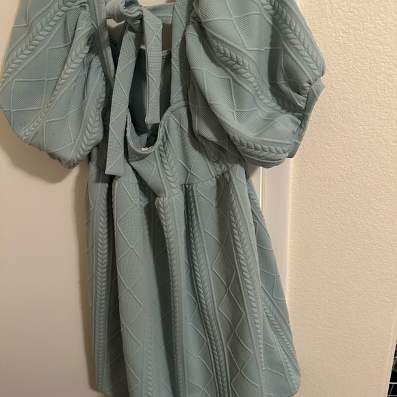 Perfect Light Teal Knit Dress - Picture 1 of 4
